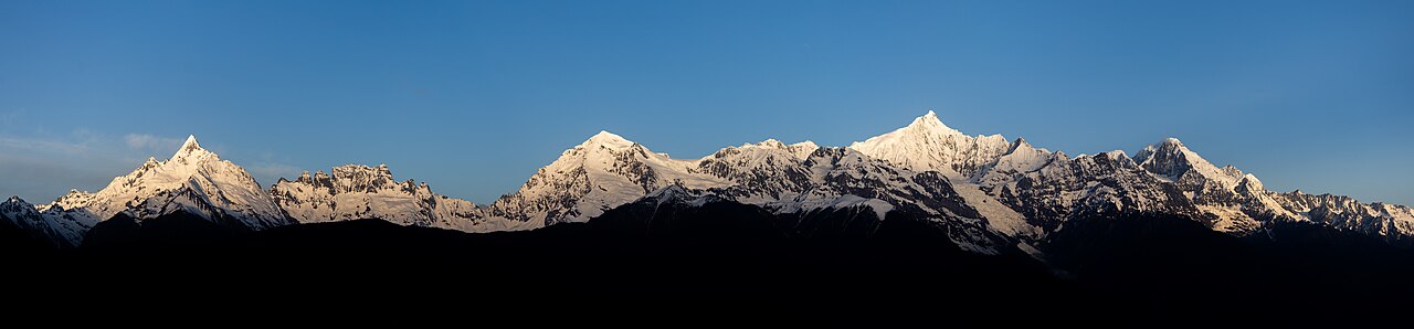 梅里雪山・飛來寺觀景台 實景照片